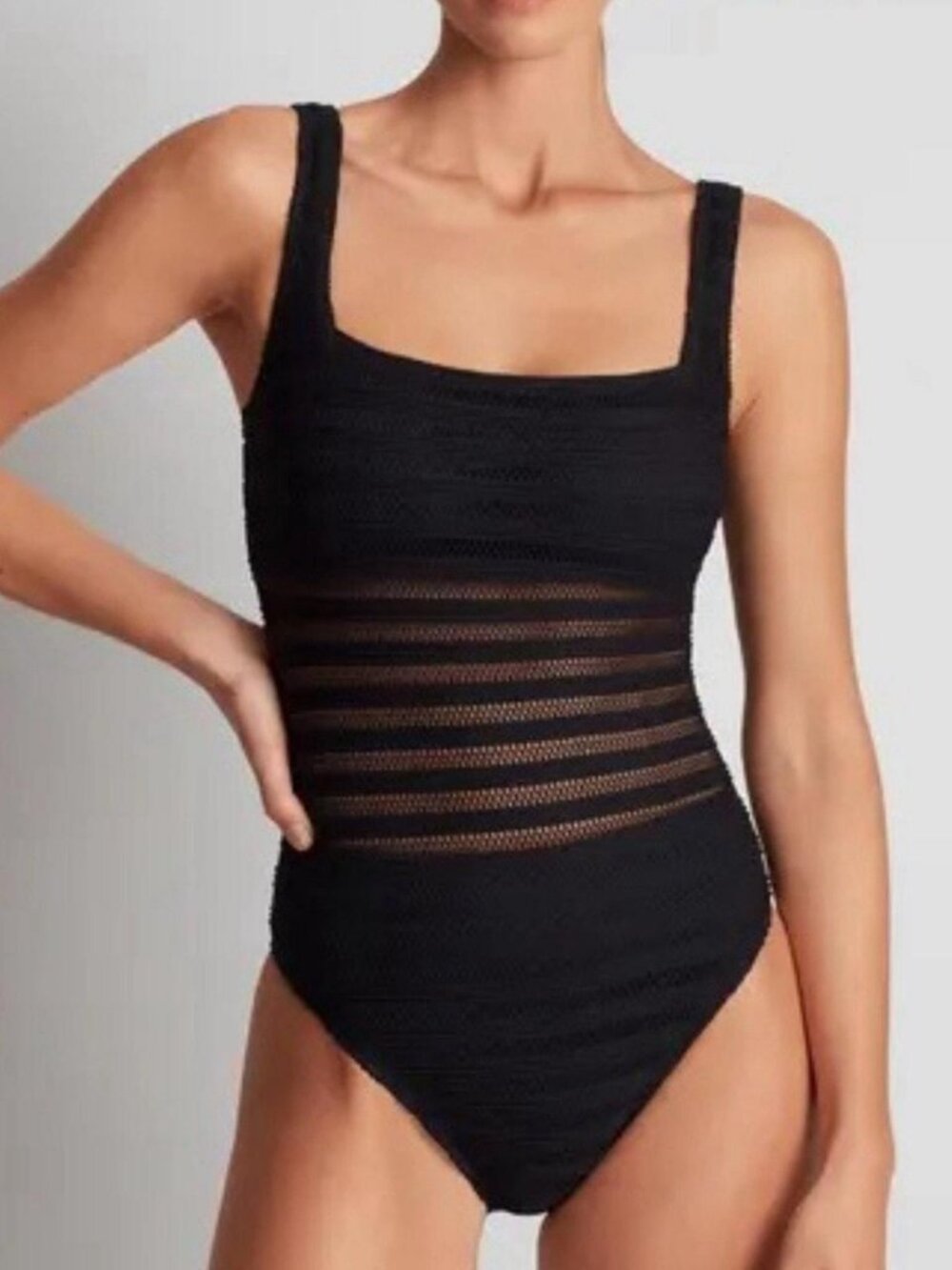 Ralph Lauren Women's Black Swimsuit-one-piece